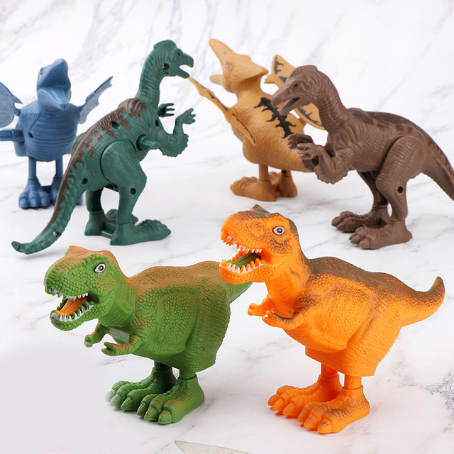 Novelty Funny Jumping Dinosaur Kids Tyrannosaurus Rex Clockwork Toy  Simulation Dinosaur Clockwork Toy Boys Birthday Gift